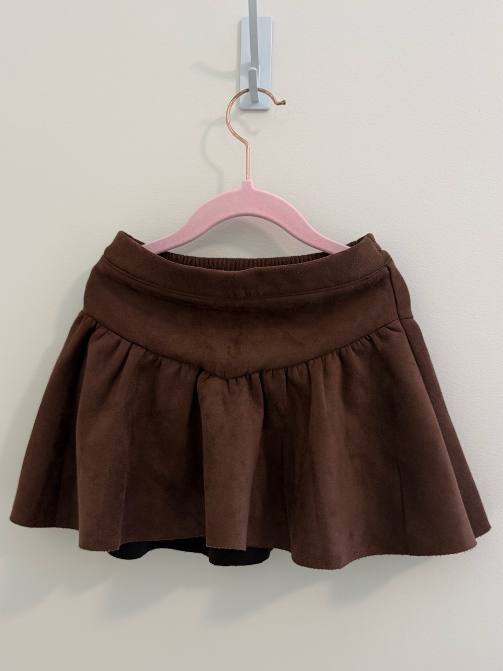 Janie and Jack Brown Suede-Look Mini Skirt Size 4T